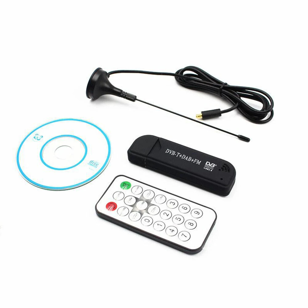 USB2.0 Digital DVB-T SDR+DAB+FM HDTV TV Tuner Receiver Stick HE RTL2832U & R820T