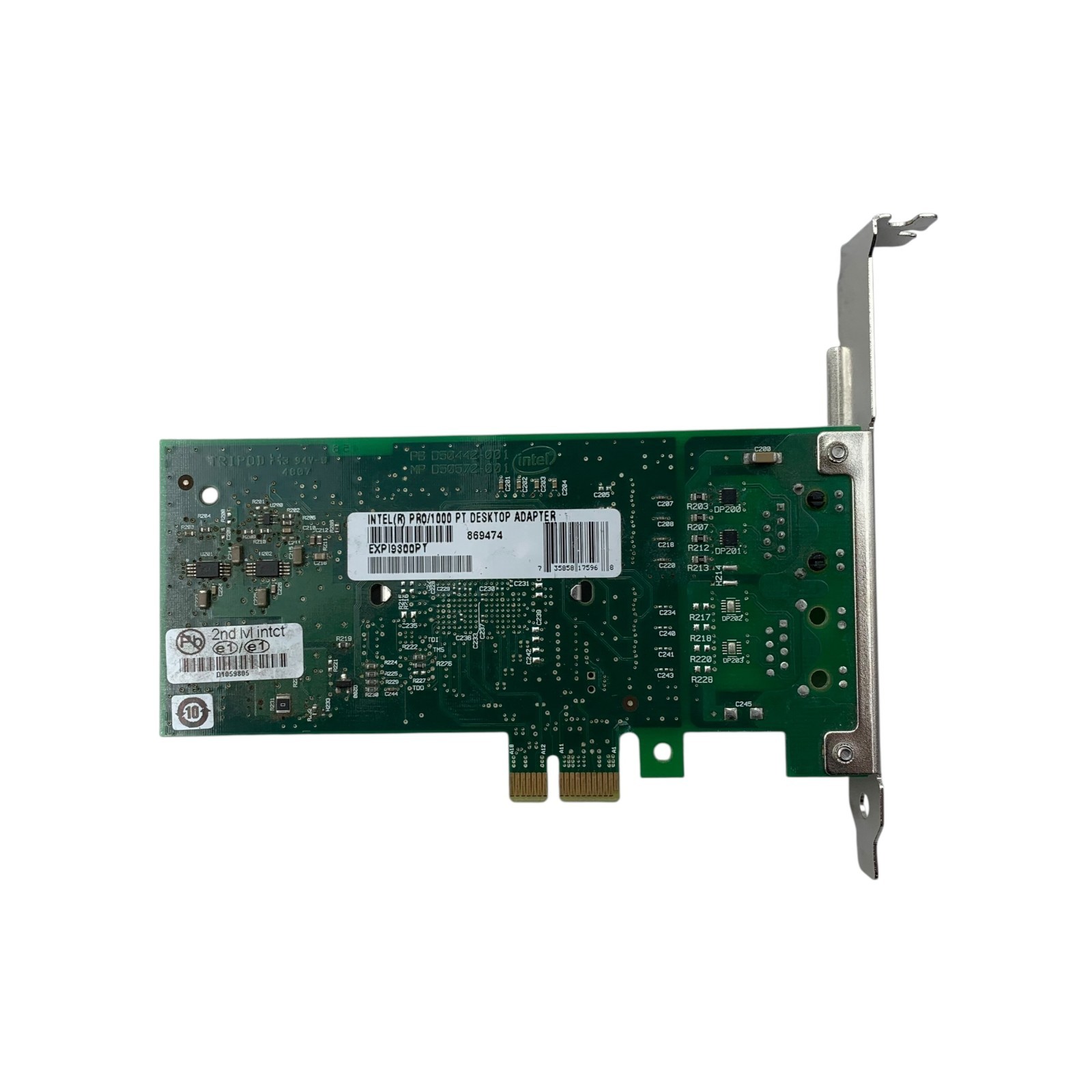 EXPI9300PT Intel PRO/1000 PT Desktop Adapter PCI-e x1 Gigabit Ethernet LAN Card