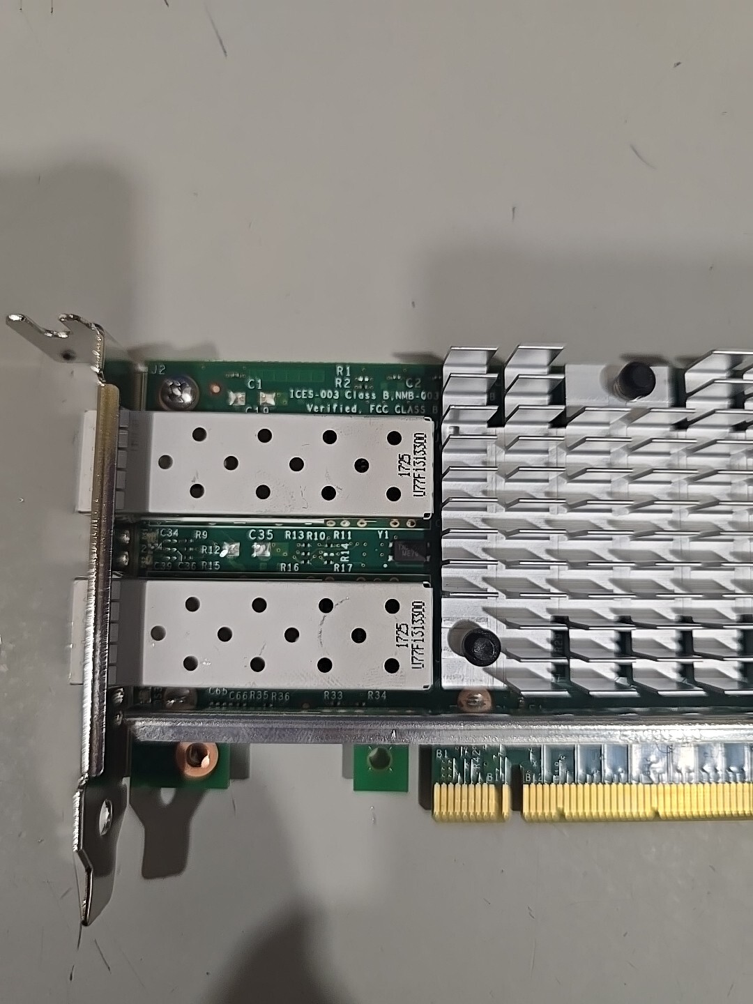 Intel X520-DA2 PCIe CNA Adapter 10 Gbps Dual Port E10G42BTDA 49Y7962 Short