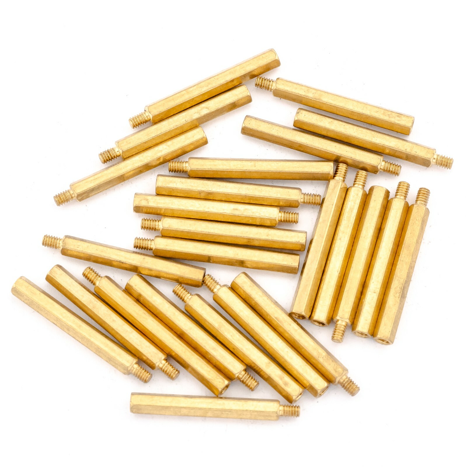 25pcs 22mm M2 Male Female Brass Hex Standoff Spacer Screw Separator Stand Off
