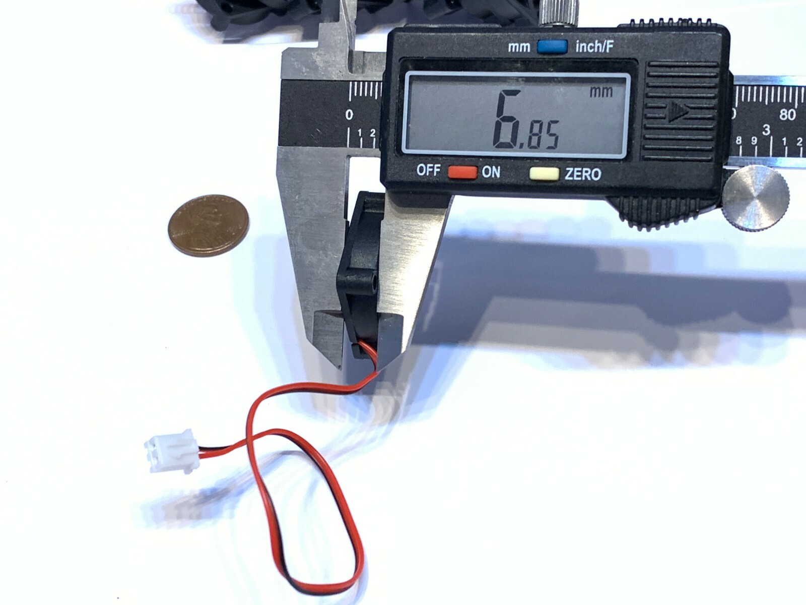 4 Pieces 5v Fan mini 25mm x 7mm 2pin 2507 dc mini micro brushless cooling A30