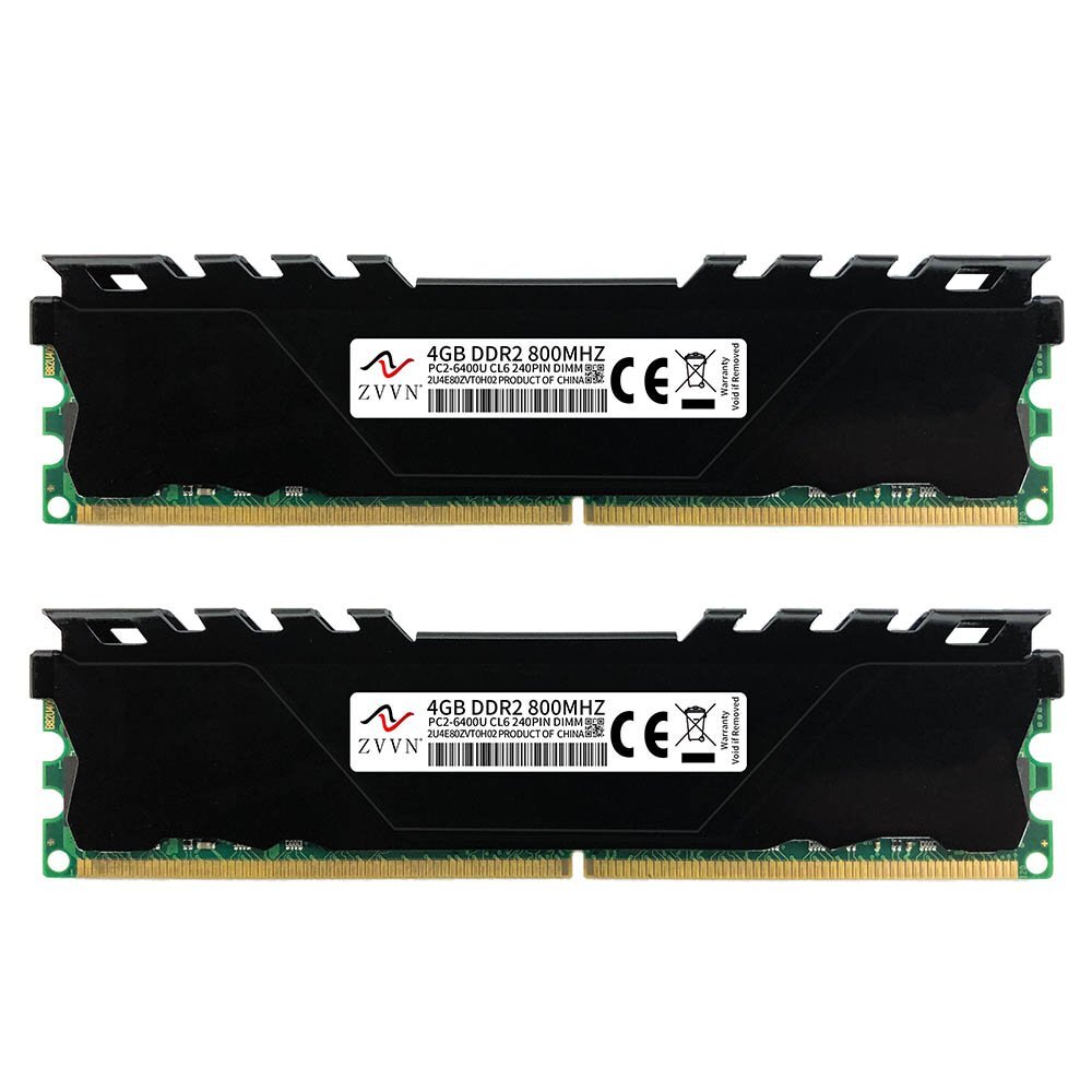16GB 8GB 4GB DDR2 800MHz PC2-6400U 240Pin intel Low Density Desktop PC RAM LOT