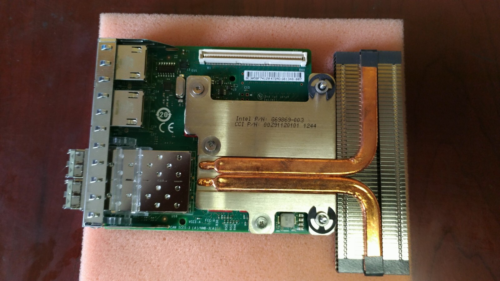 Dell Intel Dual Port 10GbE Network Daughter Card C63DV