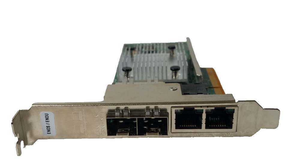 IBM 00E2719 4-Port 10Gb SFP+ 1Gb SR RJ45 Ethernet Copper Adapter PCIe Card