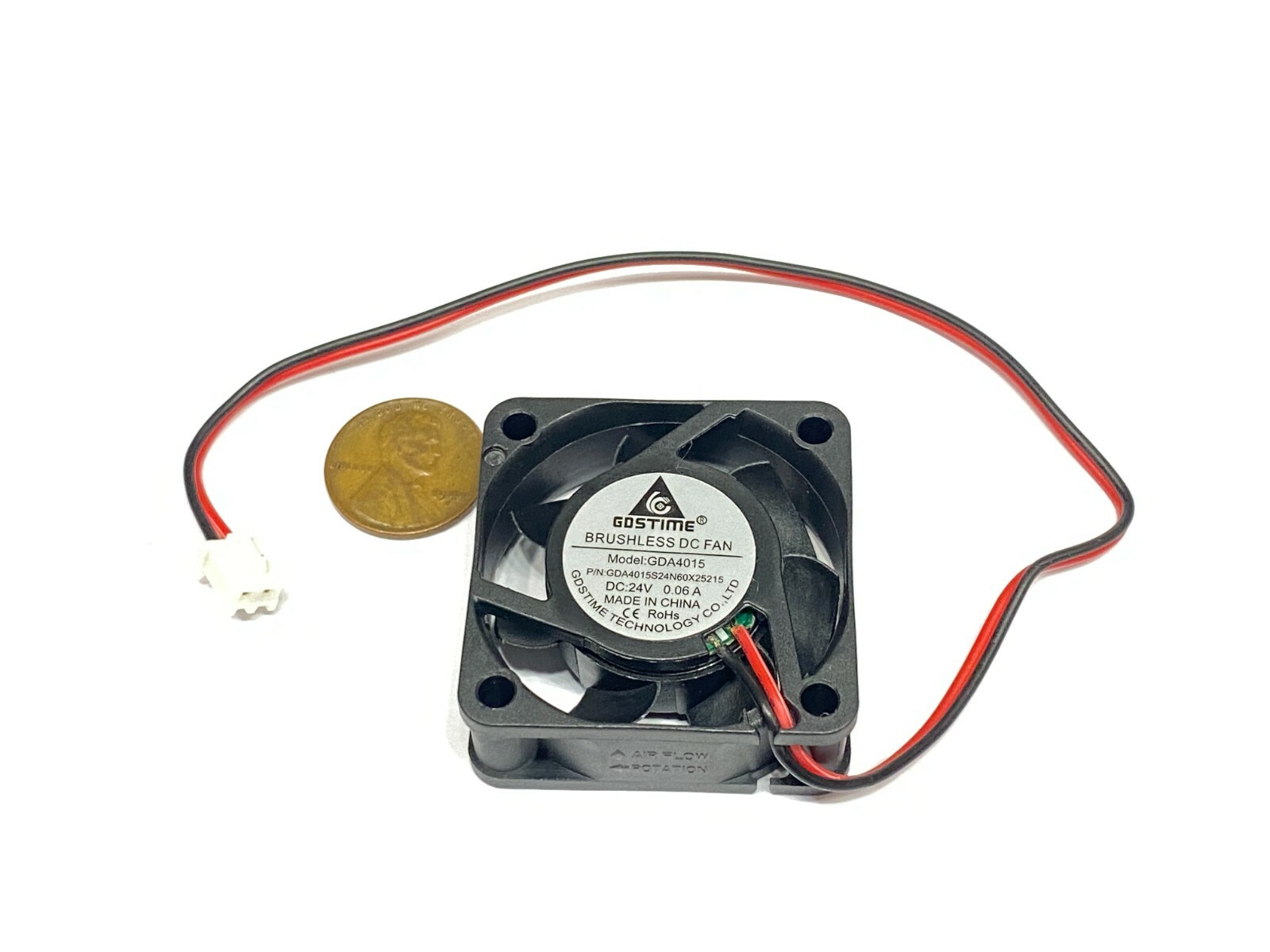 4 Pieces 24v 4015 Cooling Fan 2pin 40mm 15mm mini axial box small 3D Printer E36