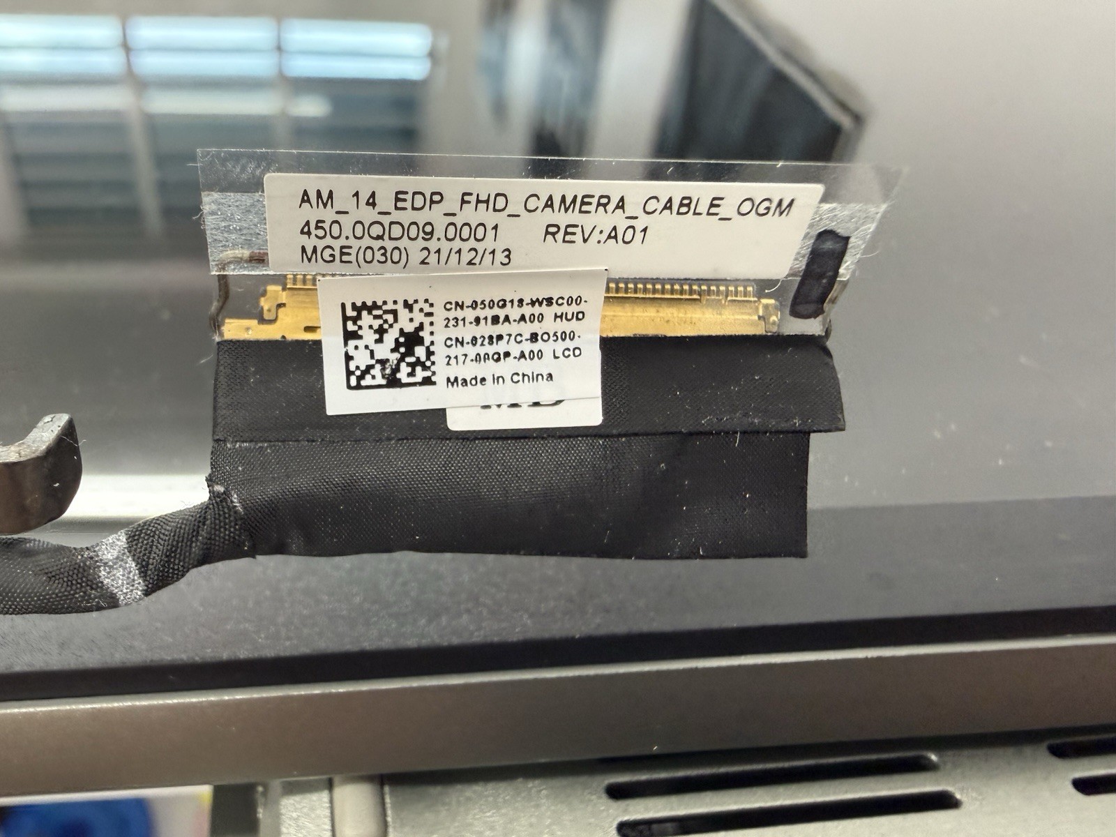 Dell Inspiron 14 7425 7420 2-in-1 Screen Assembly P161G + Back Cover & EDP Cable
