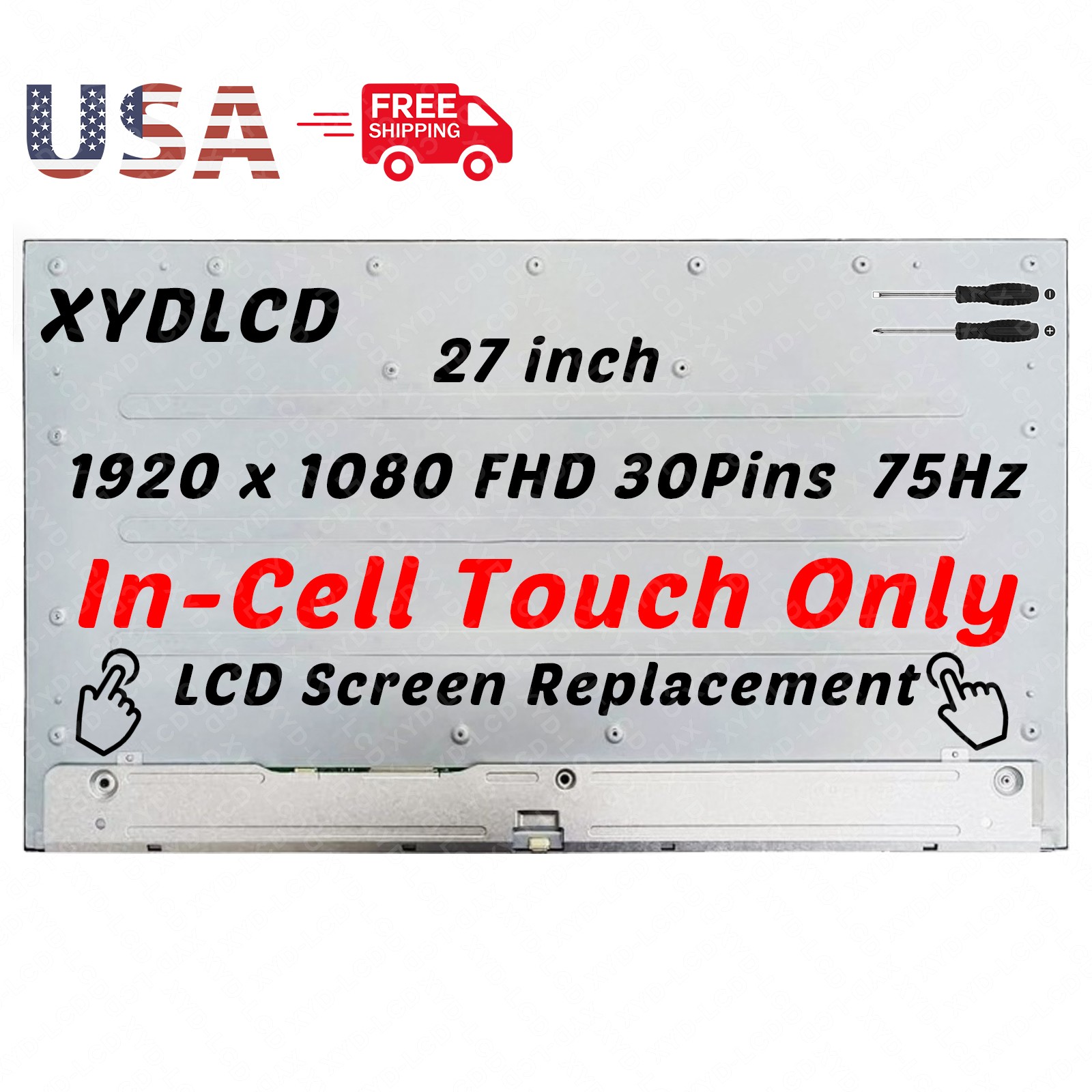 27in N43703-002 for HP 27-CR0306 27-CR0307C All-in-One LCD Touch Screen Display