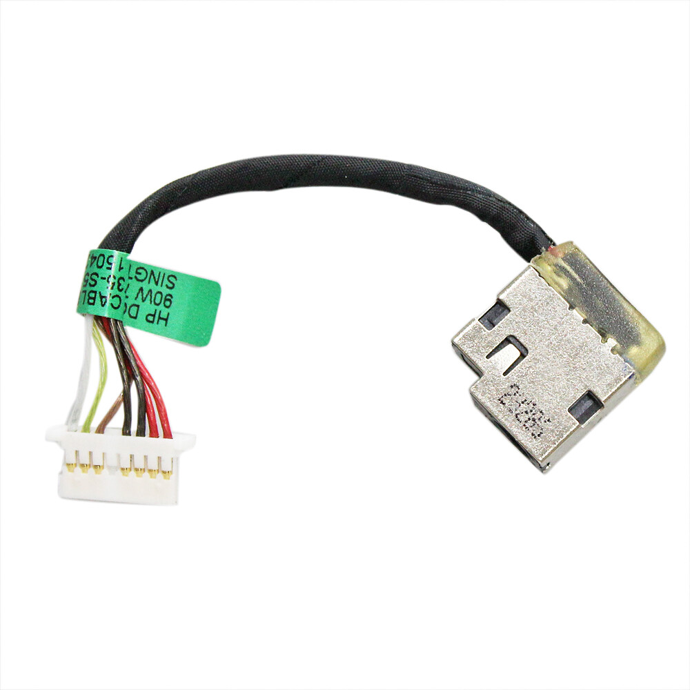 For HP Pavilion x360 14-ba253cl 4YN63UA Laptop AC DC Power Jack cable top