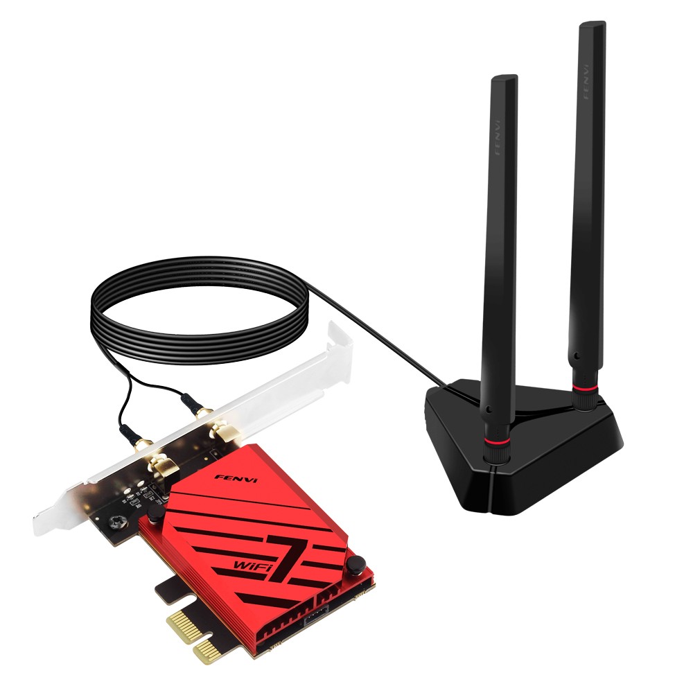 PCI-E Card BT 5.4 WIFI 7 FV-BE6500 Pcie Wifi card Tri-Band Wireless Adapter