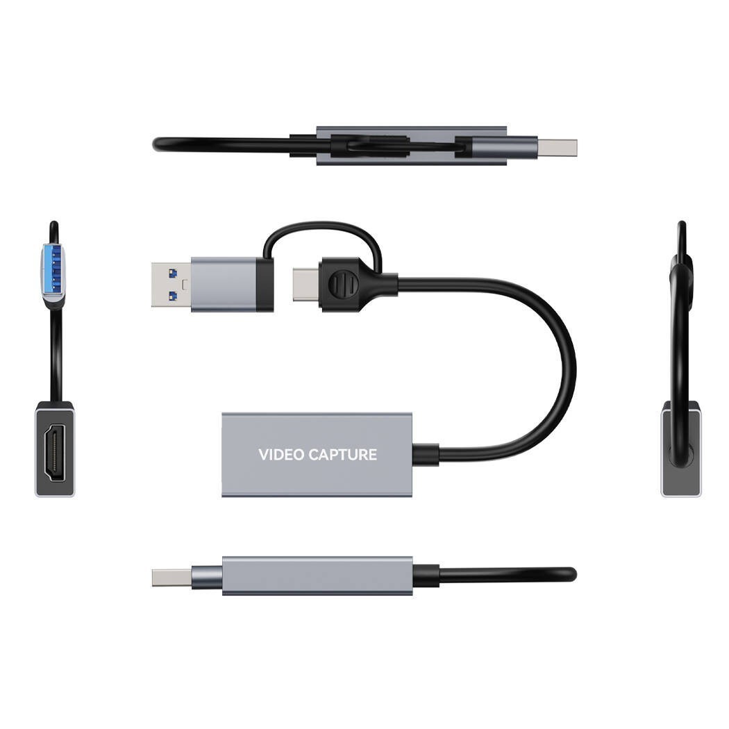 4K HDMI Video Capture Card 1080p60 USB 3.0 Type-C Game Capture for PS5/Xbox OBS