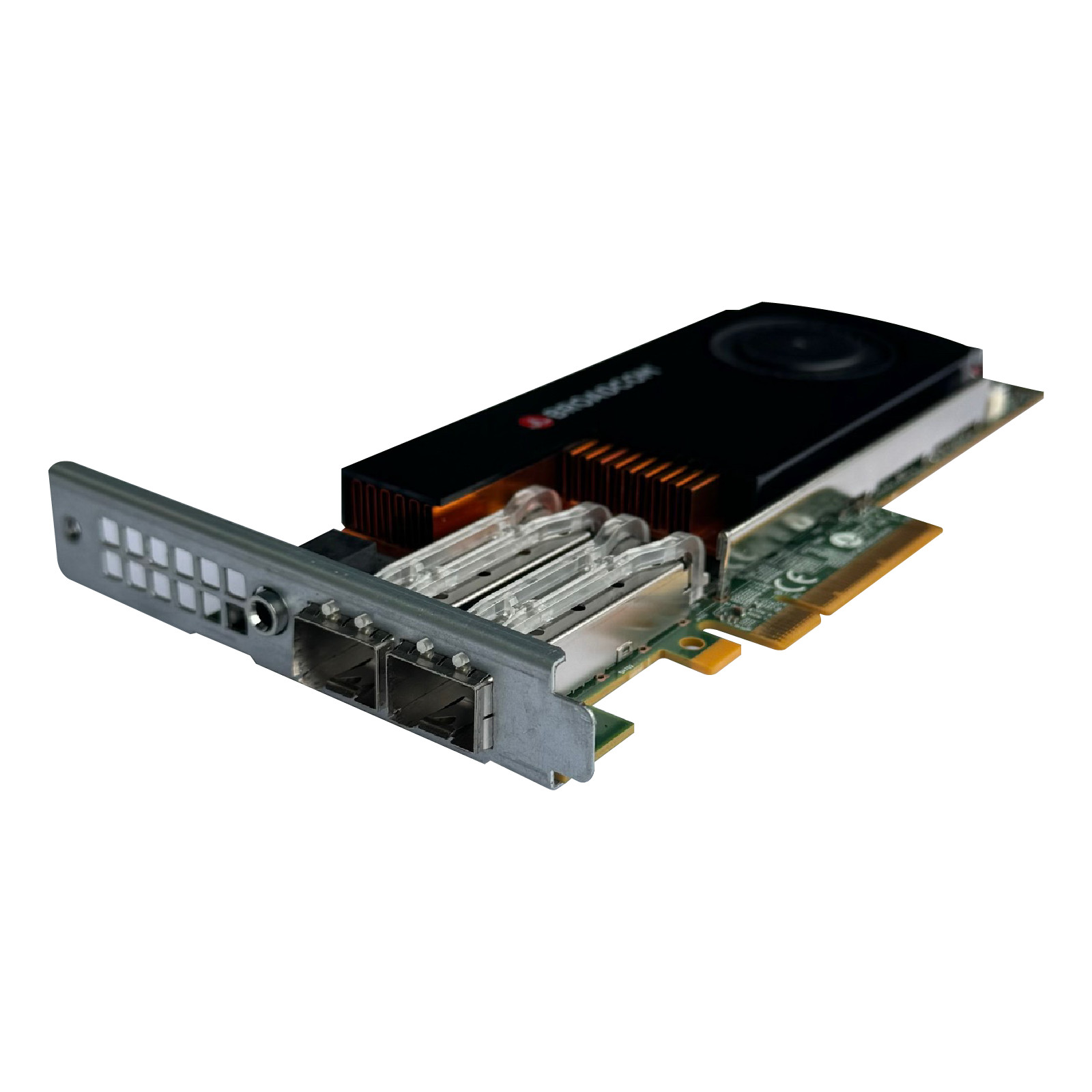 Broadcom BCM958802A8046C Dual Port 25GbE SFP28 PCIe x8 16GB DDR4 SmartNIC Card