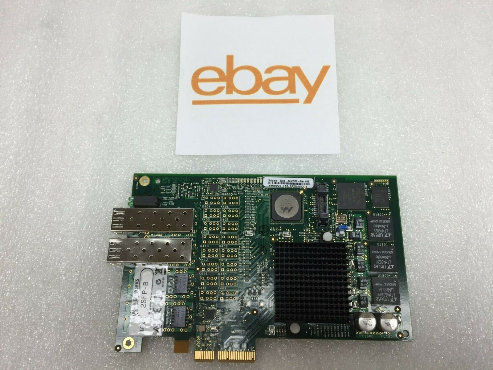 NAC-2SFP-B Fluke Networks Dual Port Fibre Channel Adapter Card Great Condition
