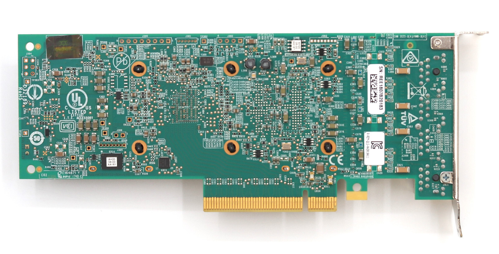DELL Qlogic QL4116HLRJ Quad Port 10Gbps RJ45 PCIe Card P/N: 0JKT42 Tested
