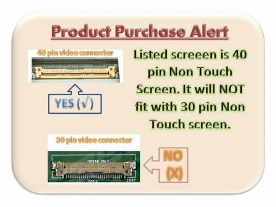 15.6″ WXGA Laptop LCD LED Screen for HP Pavilion 15-e088nr Display New 40pins HD