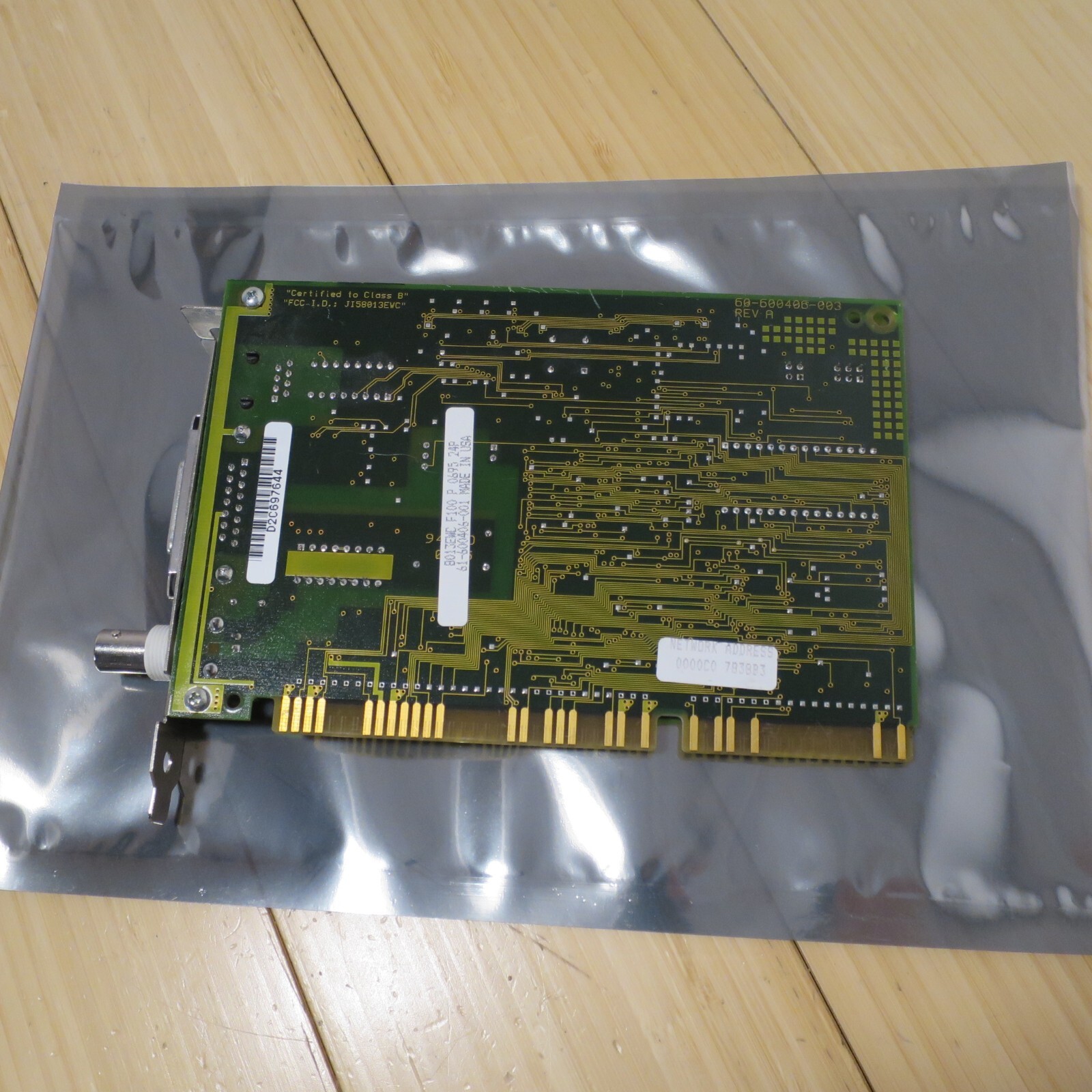 SMC 8013EWC ISA ETHERNET ADAPTER 61-600406-001