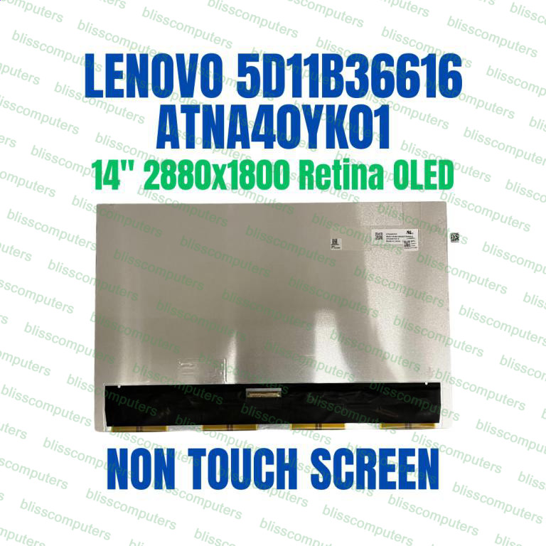 Lenovo Sd11b36614 14.0″ Replacement Oled Screen 2880×1800 90hz 40 Pin