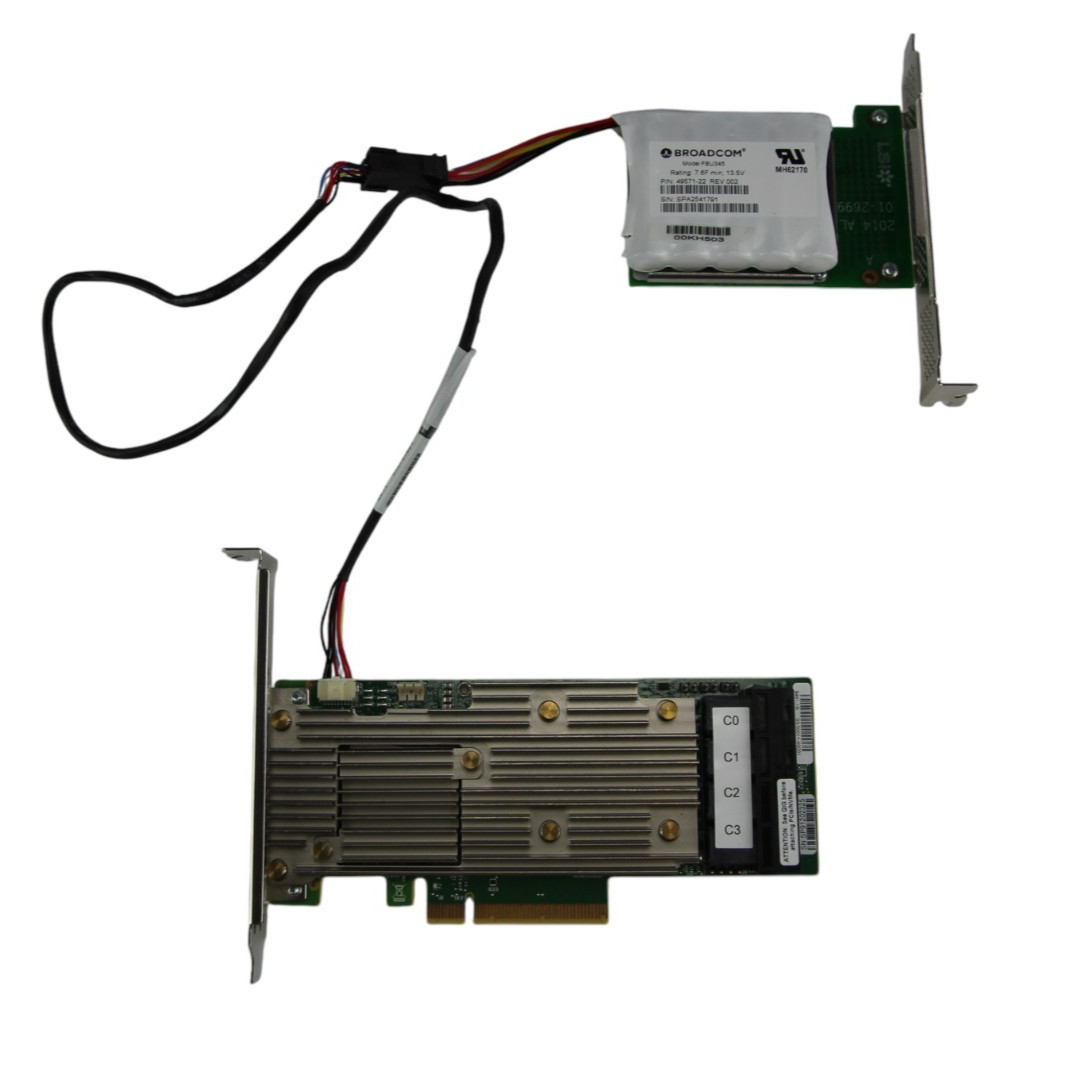 Broadcom MegaRAID 9461-16i SAS/SATA/NVME Tri-Mode 4GB Cache PCIe RAID Controller