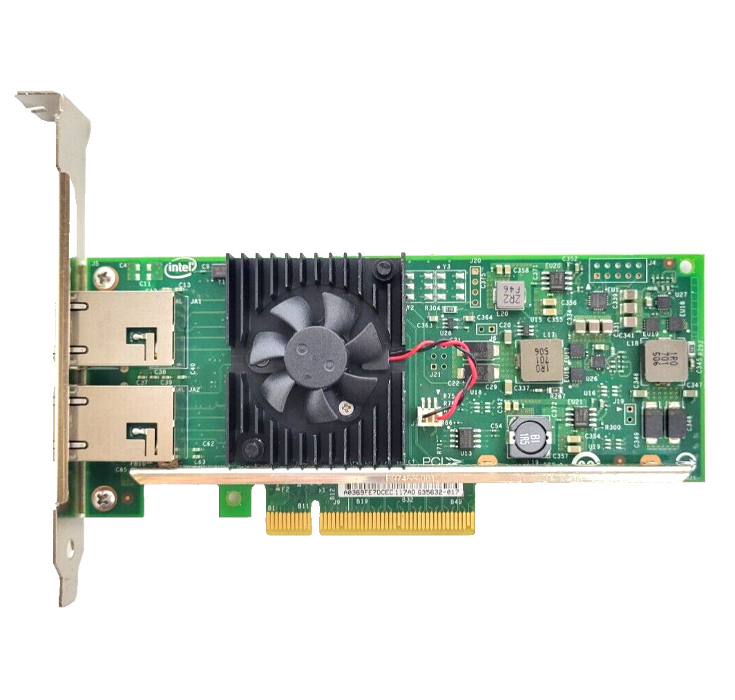Dell 0K7H46 K7H46 Intel G35632-017 Dual Port PCIe Network Adapter Card GOOD USED