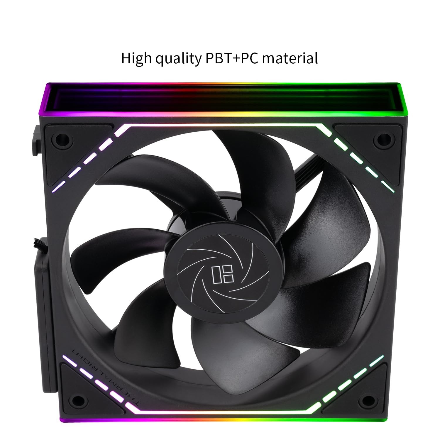 Thermalright TL‑M12QR 1 Pack Black 120mm Reverse Blade Case Fans Quiet ARGB PC