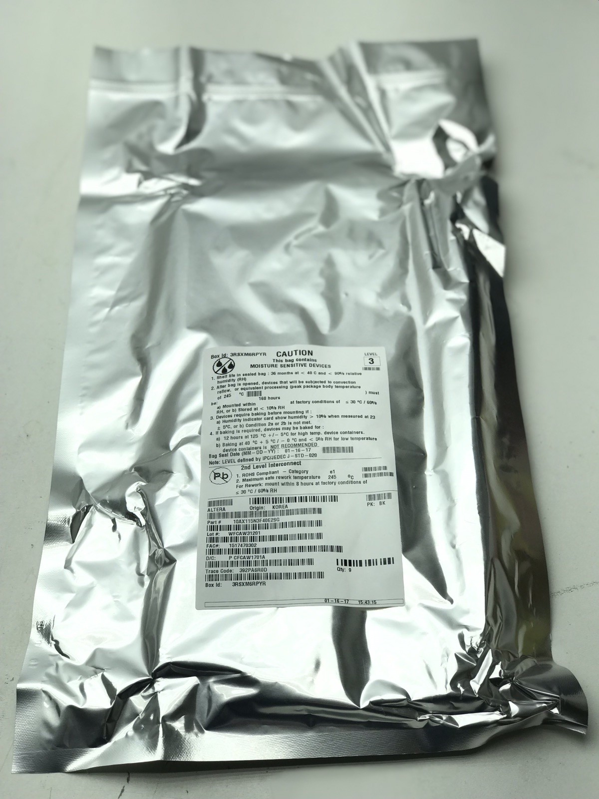 NEW ALTERA ARRIA 10 10AX115S2F45E2SG Field Programmable Gate Array QTY 9