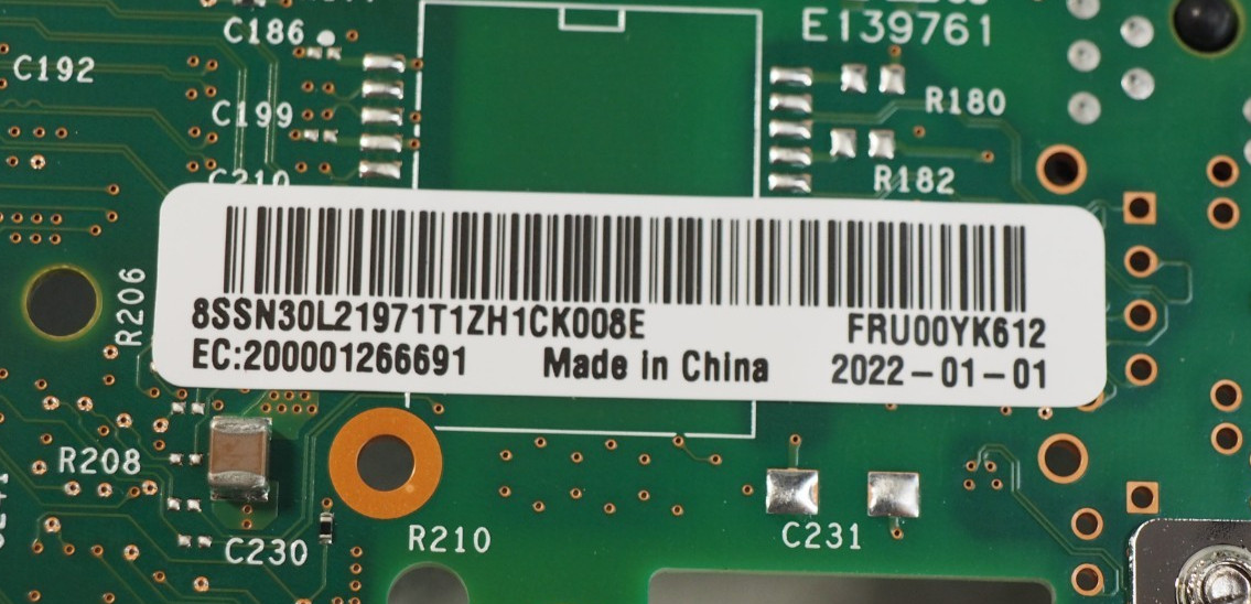 Lenovo FRU 00YK612 I350-T2 Dual-Port Gigabit PCIe Network Adapter