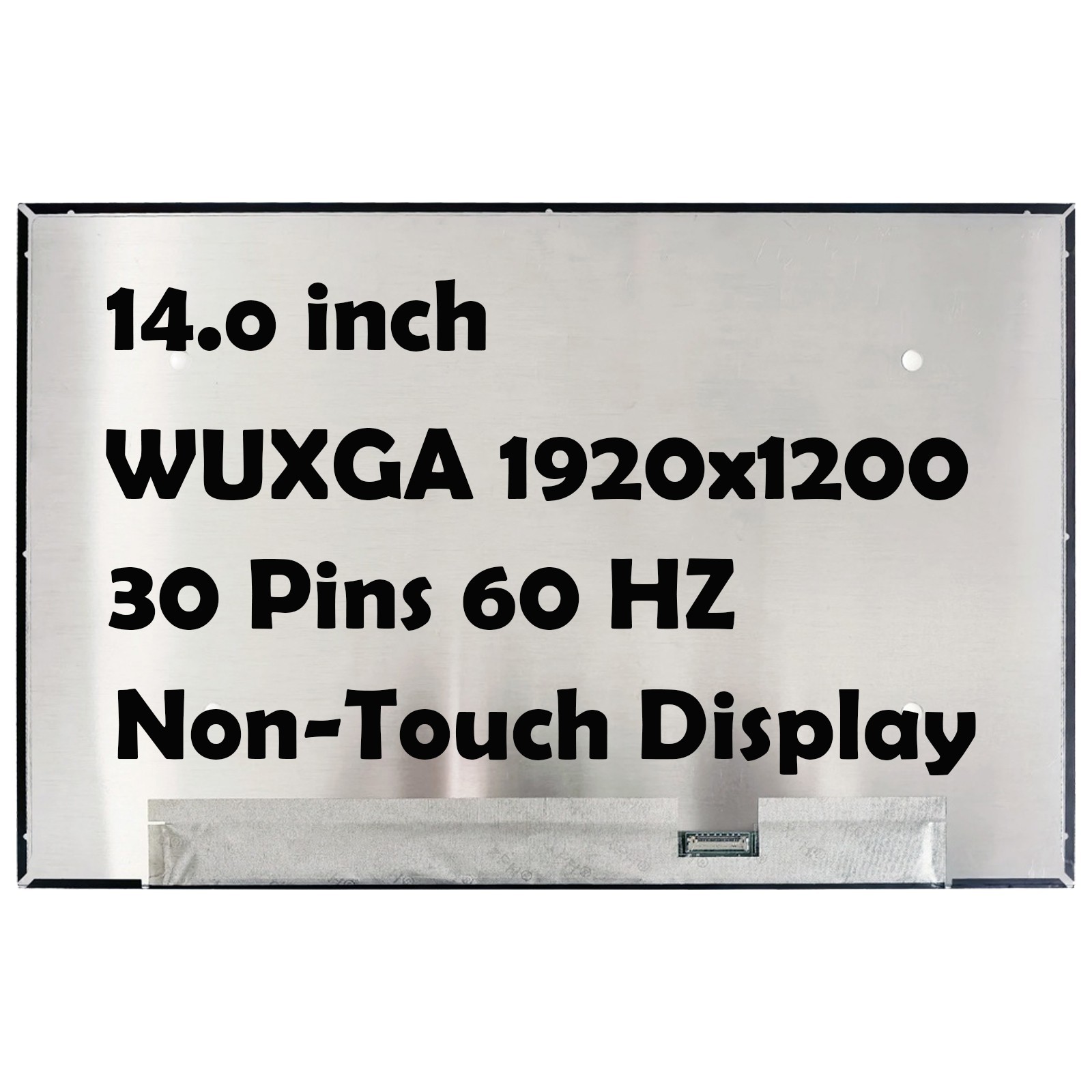 14″ D/PN: 0PKW22 1920×1200 30 Pins LCD Non-Touch Screen Display Panel