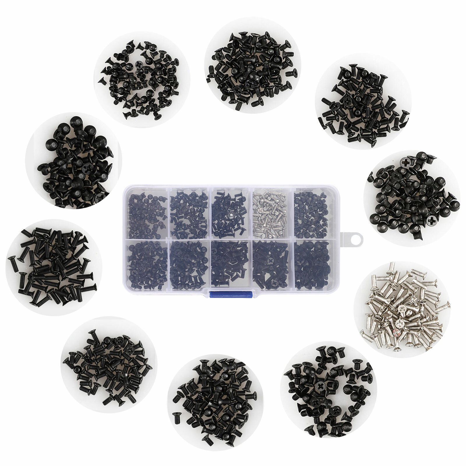 500pcs Laptop Notebook Computer PC Screw Set Universal Repair Tools for HP Dell