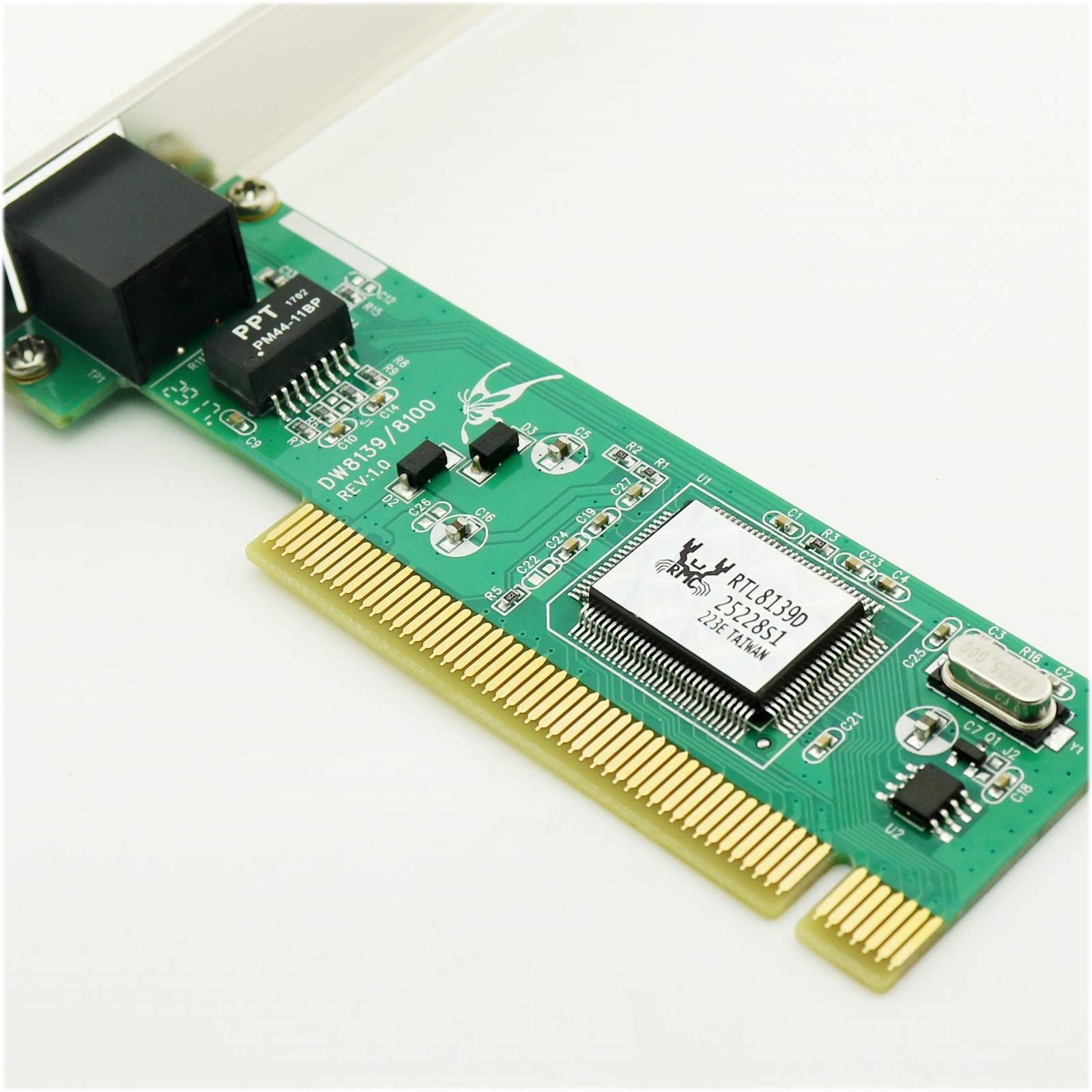 1x 10/100Mbps PCI Ethernet Network Card RTL8139D Desktop LAN Card No Need Driver