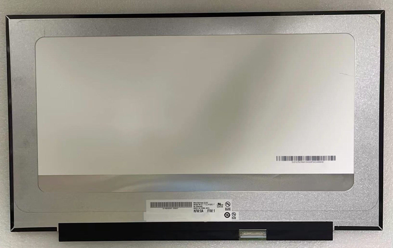 B173ZAN06.7 EDP (4 Lanes) 3840×2160 UHD Matte 120HZ