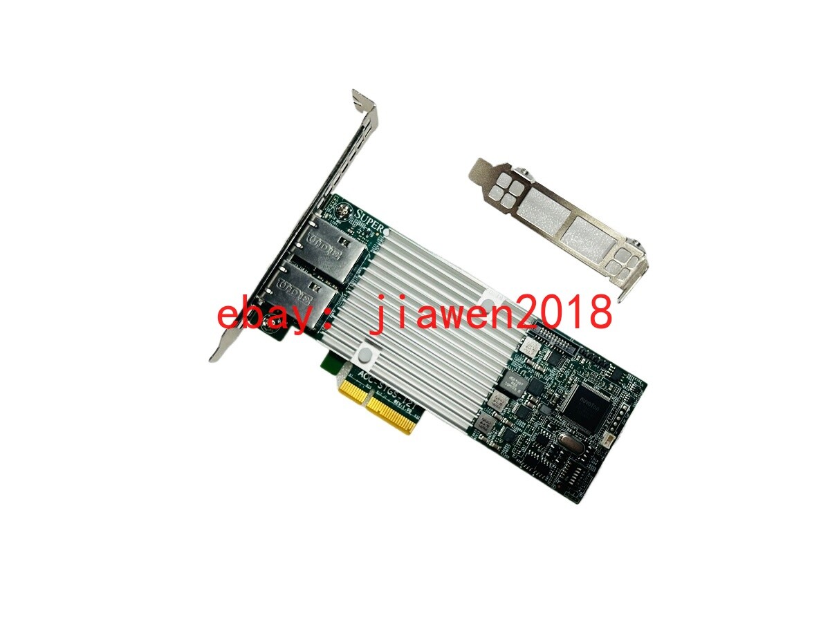 Supermicro AOC-STGS-I2T Std LP 2-port 10G RJ45, Intel X550 Network Card