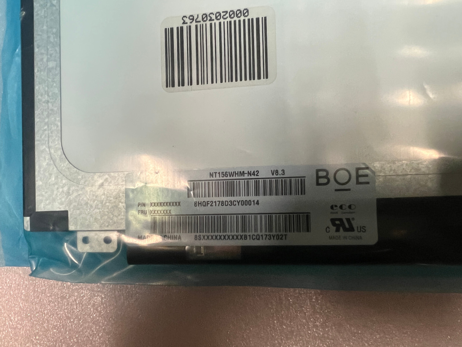 C-Grade N156BGA-EA2 fits NT156WHM-N32 B156XTN07.0 30pins LTN156AT39 HD with Tabs