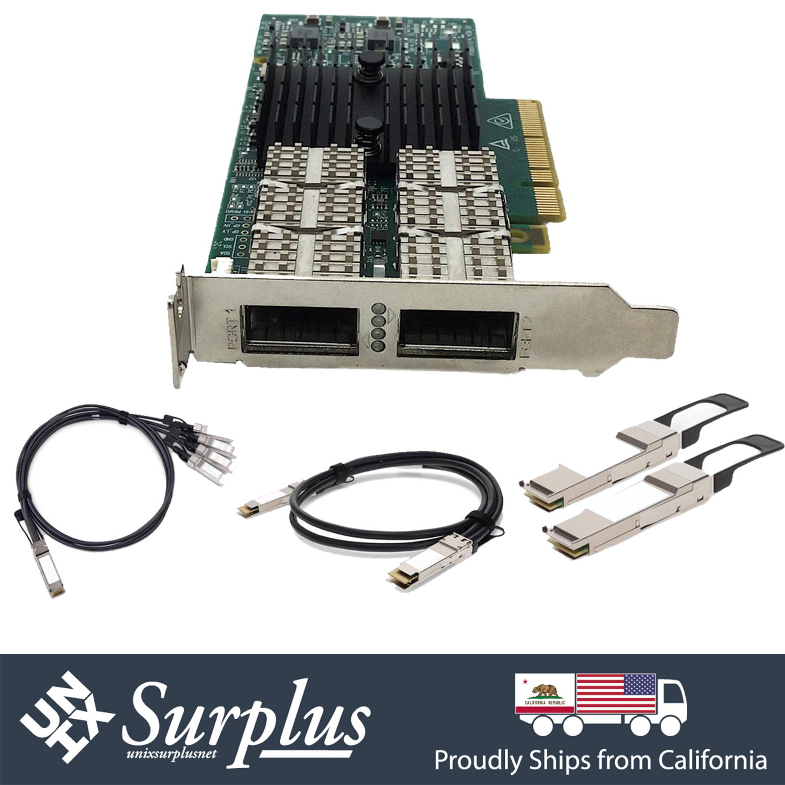 Mellanox ConnectX-3 Pro EN Dual Port 40GbE QSFP+ PCIe Ethernet Adapter High Low