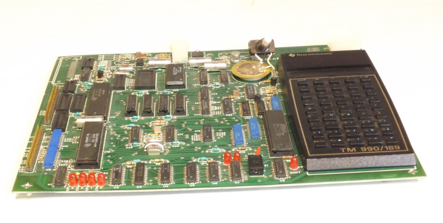 Texas Instruments TM 990/189 – Vintage Computer Board / Development System (K141-4)