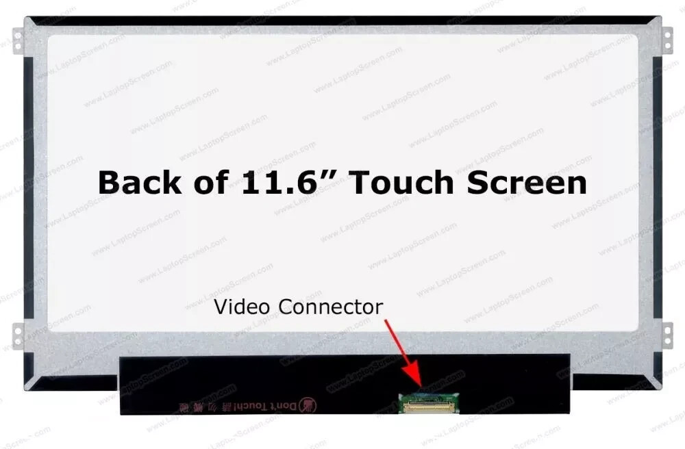 B116XAK01.0 Replacement LCD Display Touch Screen 11.6″ 1366 x 768 NARROW 40 PINS