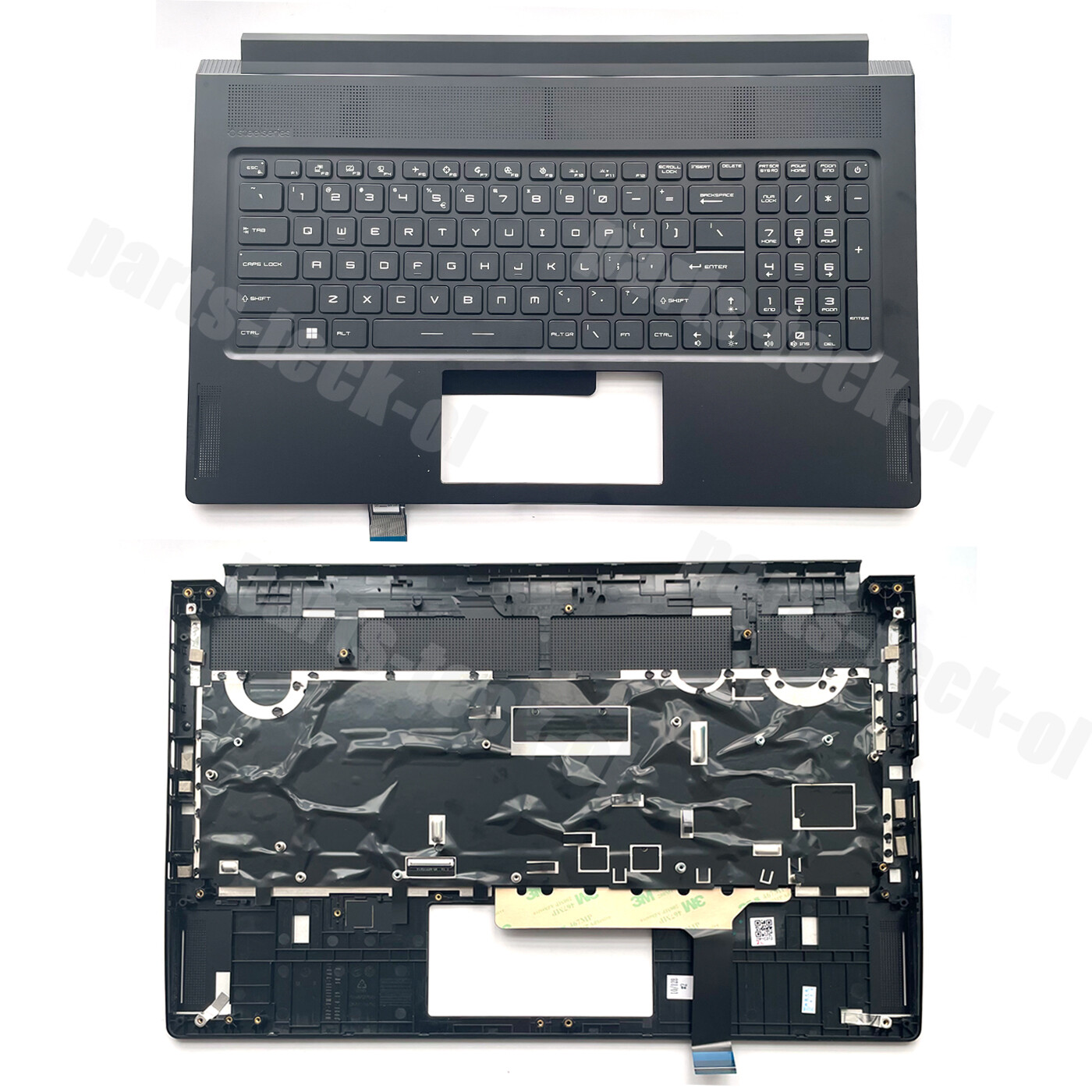 New for MSI GS76 Stealth MS-17M1 LCD Back Cover&Bezel&Palmrest&Bottom&Hinges