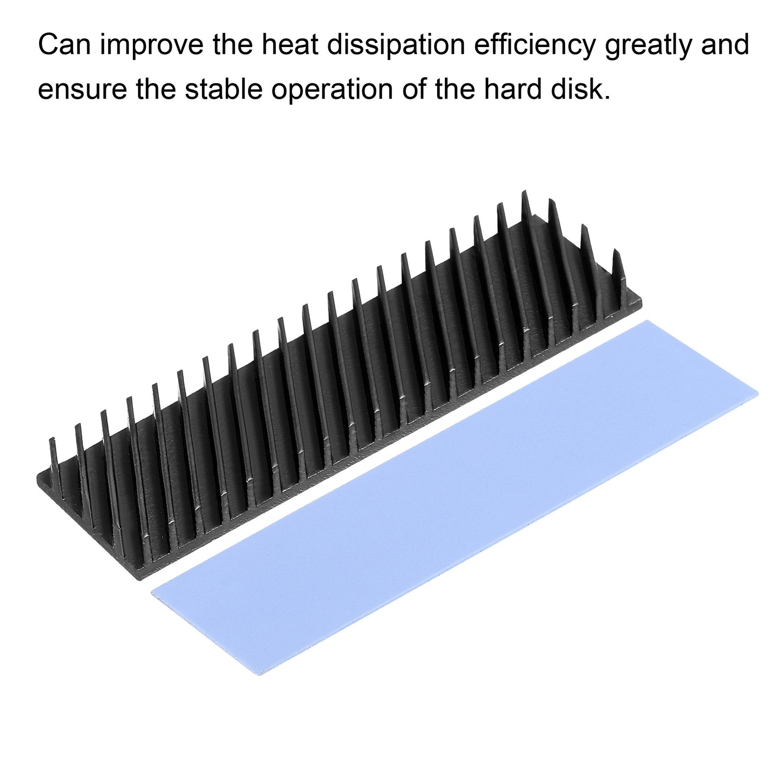 1Set 70x20x6mm Copper Heatsink w Thermal Pad