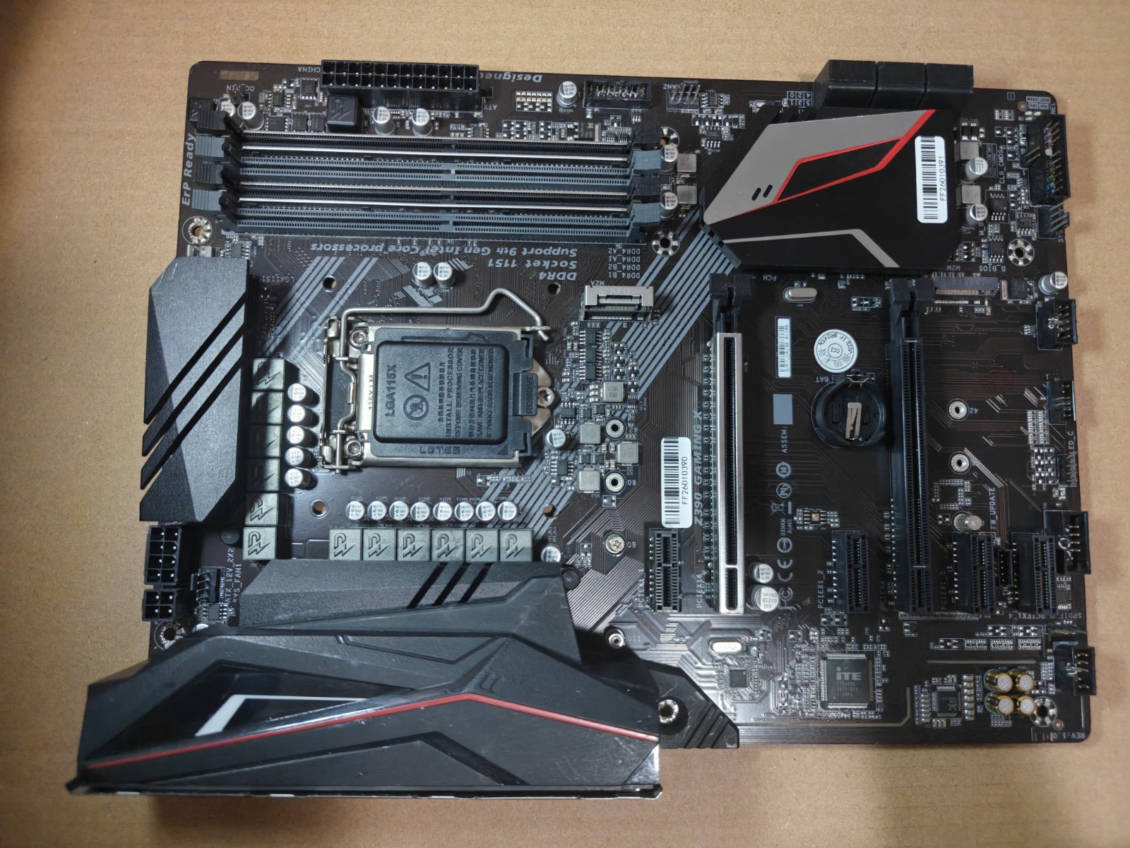 GIGABYTE Z390 GAMING X Motherboard Intel 9th Gen DDR4 LGA 1151 ATX w/ IO Shield