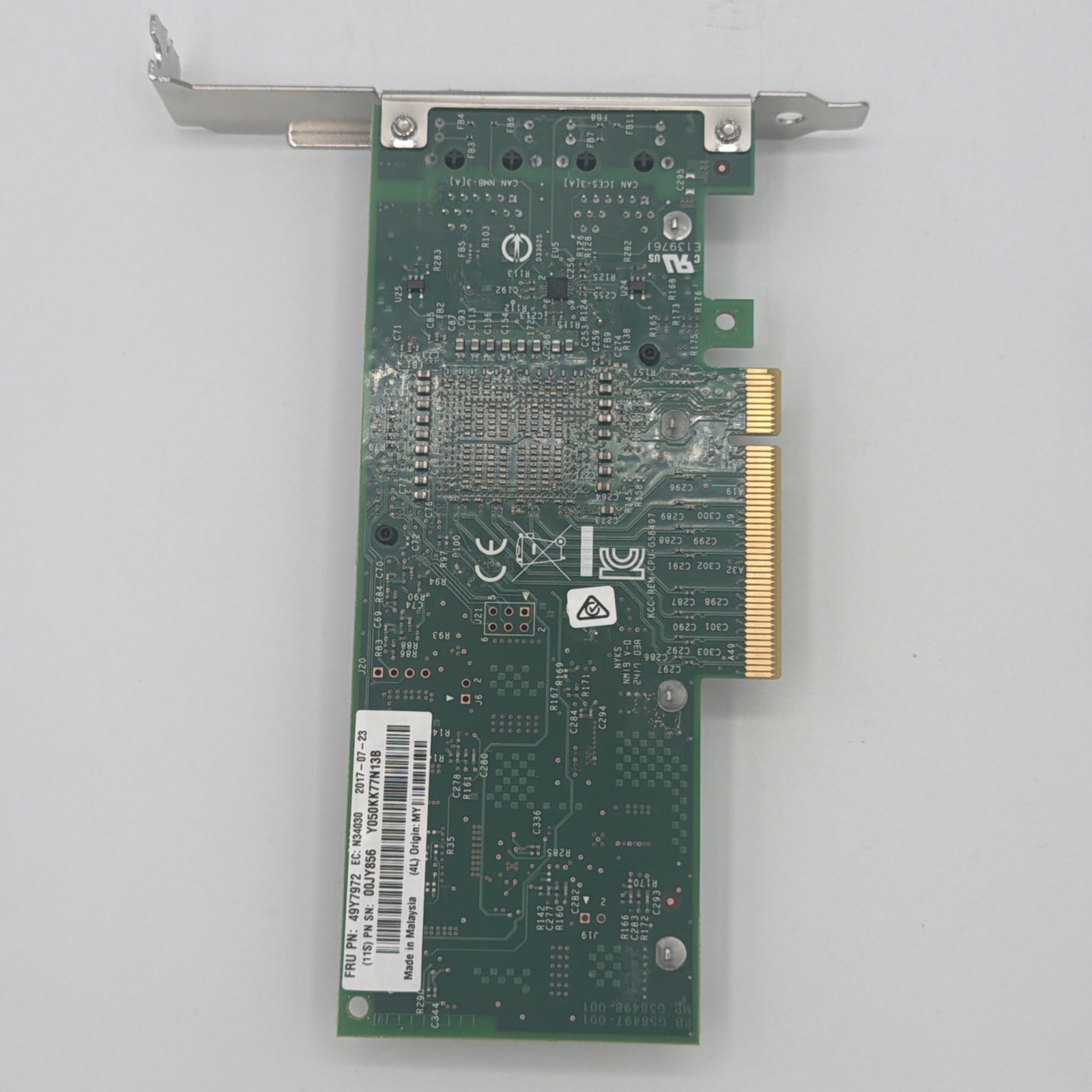 Intel / Lenovo x540-T2 Dual Port 10GbE RJ45 Low Profile Network Card – 49Y7972