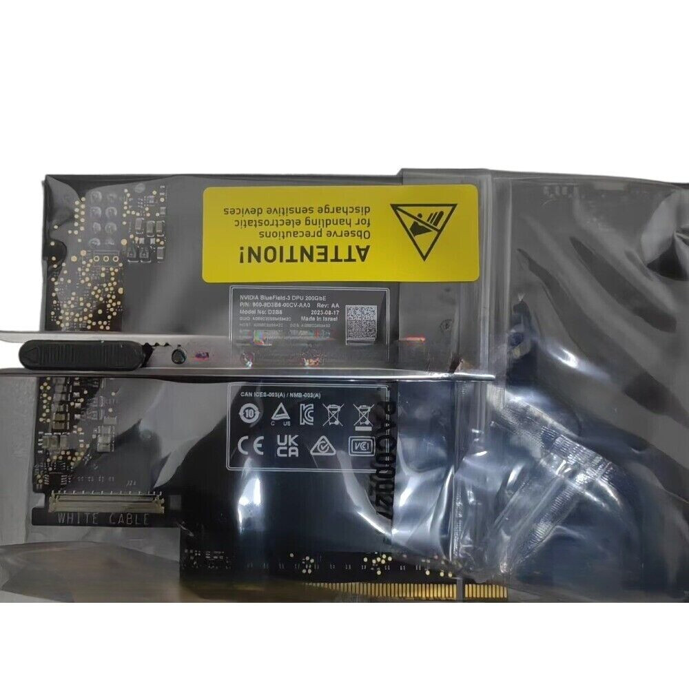 NVIDIA BlueField-3 DPU BF3220 200 Gigabit Ethernet Card 900-9D3B6-00CV-AA0