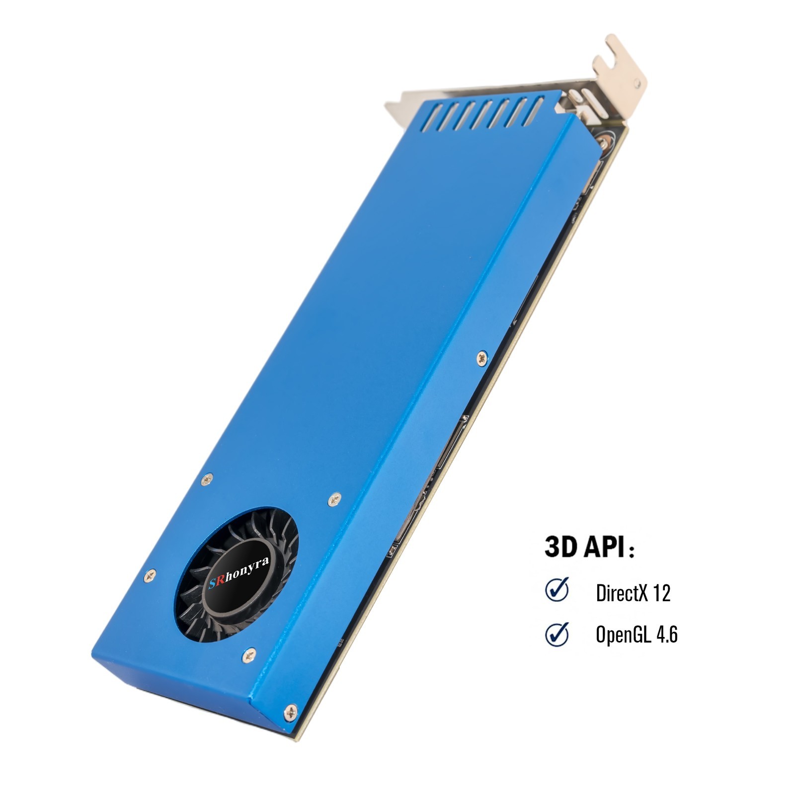 SRhonyra RTX 3050 6GB GDDR6 Low Profile Graphics Card 96-Bit Dual HDMI Display
