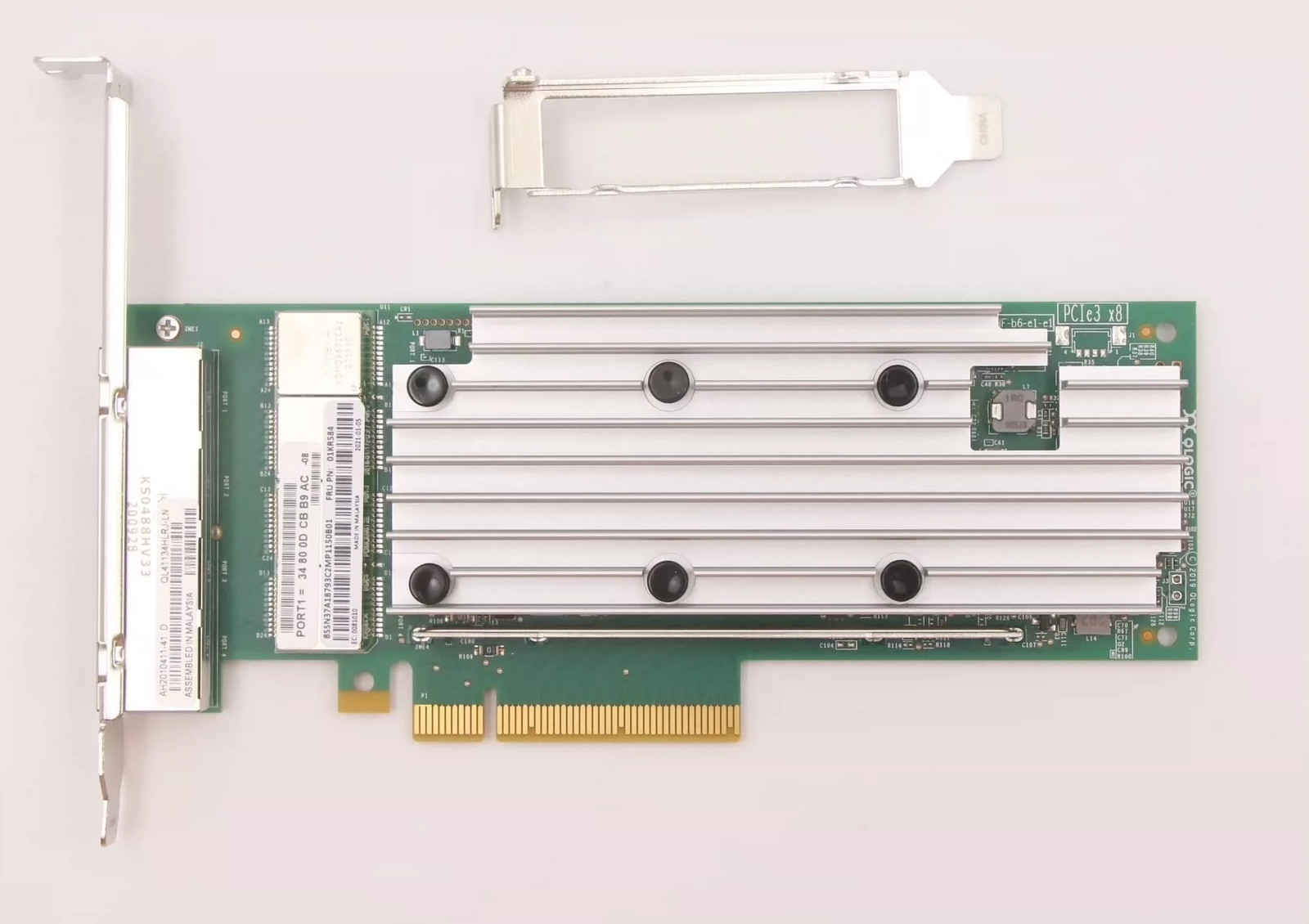Brand New QLogic QL41134HLRJ-LN 10GB Quad Port PCI-E x8 Network Adapter 01KR584