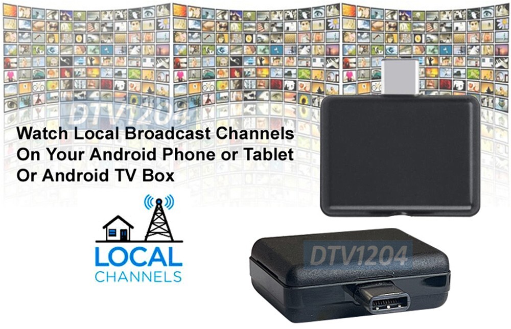 Portable HD TV Tuner Dongle Watching Recording Live TV On Android Tablet Phone