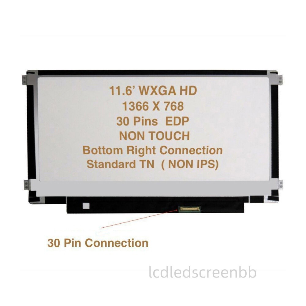 For MB116AN01-2 30 pins Screen Replacement LCD LED HD Display