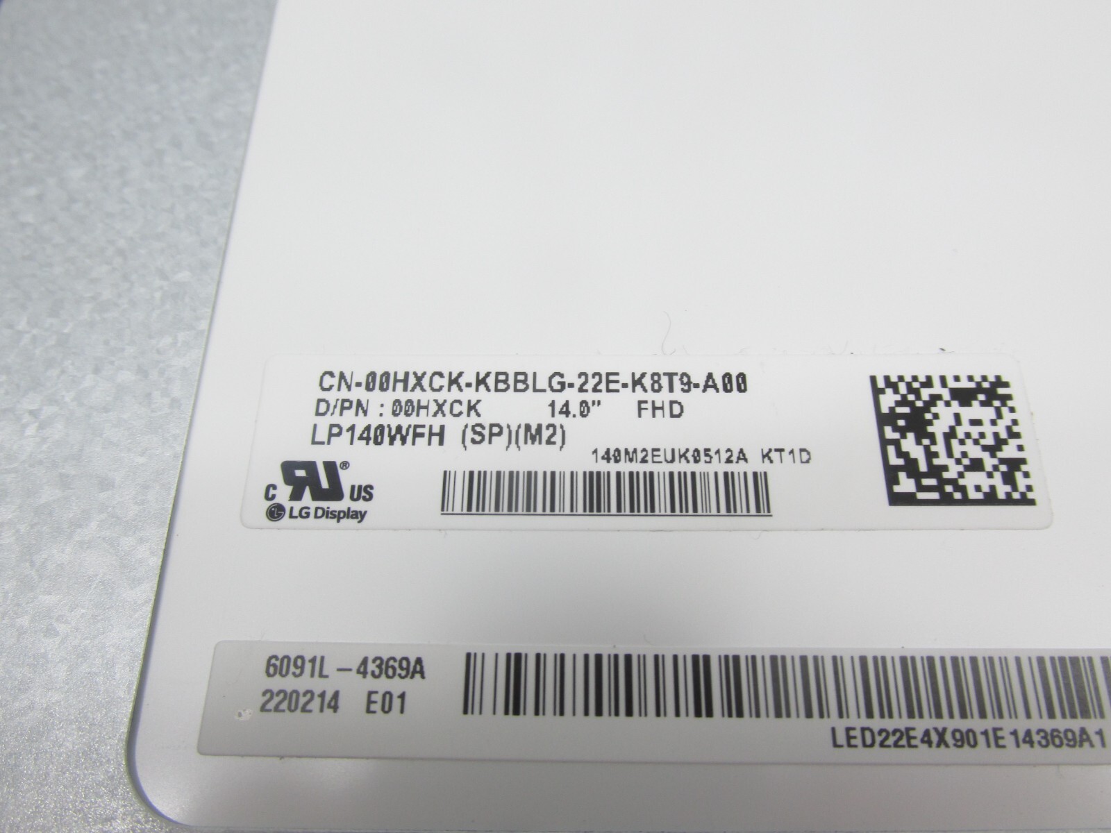 Dell OEM Latitude 3420 FHD Non-Touchscreen LCD Panel Matte IVG07 0HXCK