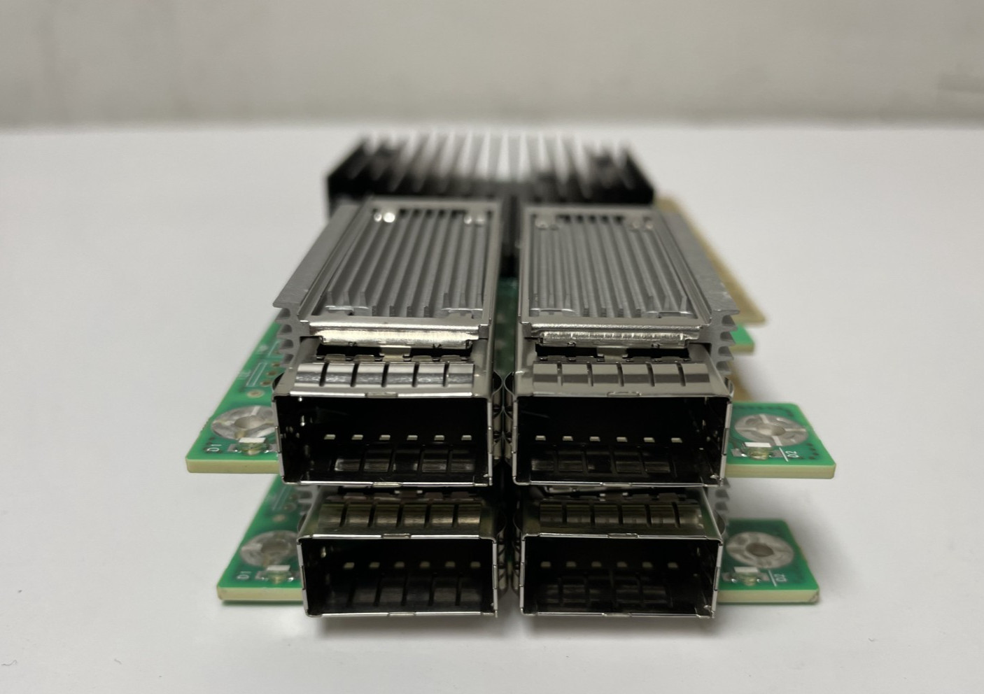Lot of 2 Mellanox ConnectX-5 CX556A MCX556A-ECAT Adapter No Bracket Parts *READ