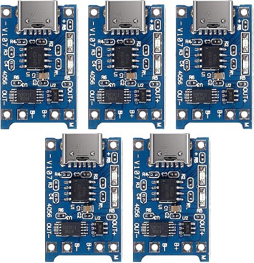 TP4056 Type C USB 5V 1A Lithium Battery Charger Module Board 18650 Li Ion