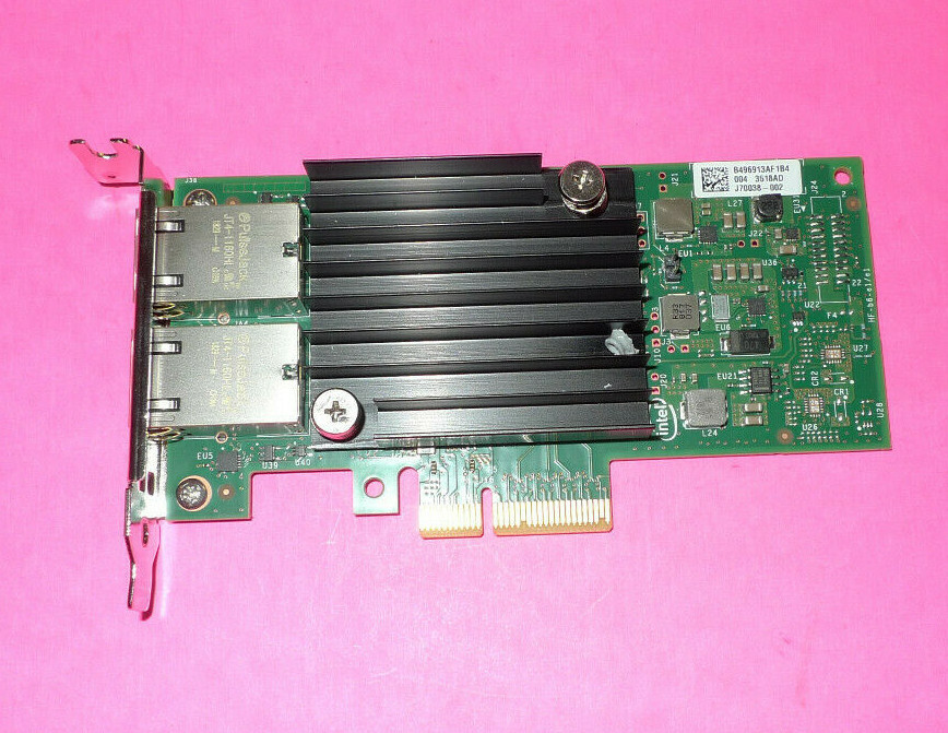 Genuine Dell Intel X550-T2 10Gbe Ethernet Converged Network Adapter C4D5P