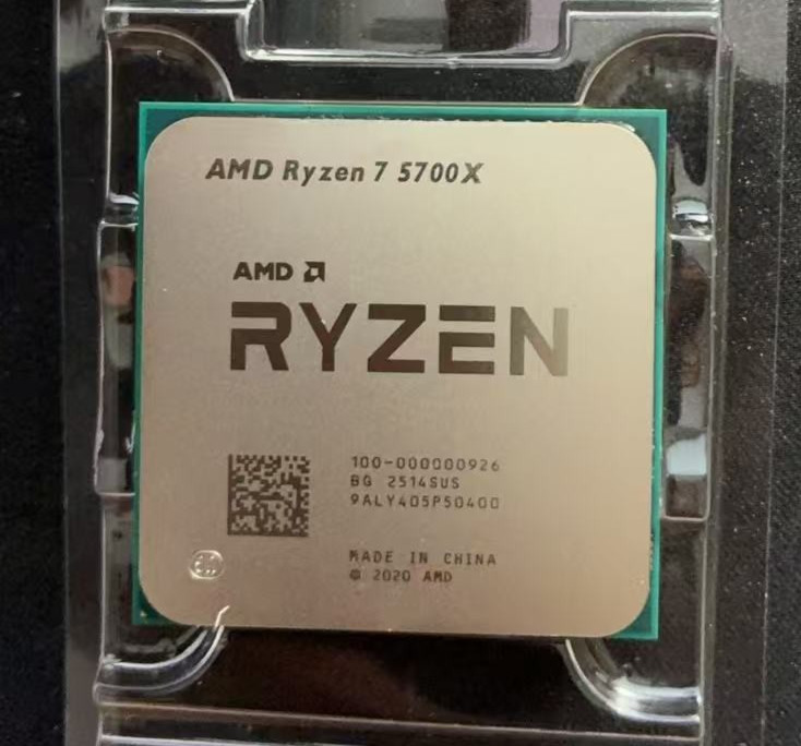 (New) AMD Ryzen 7 5700X 8 Core 16 Thread AM4 Unlocked 3.4 GHz CPU OEM Tray