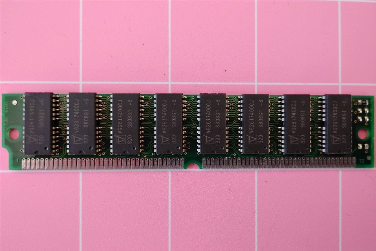 16MB VANGUARD FPM 60ns 4Mx32 DRAM 72-Pin 5.0V Memory SIMM Stick Vintage PC RAM