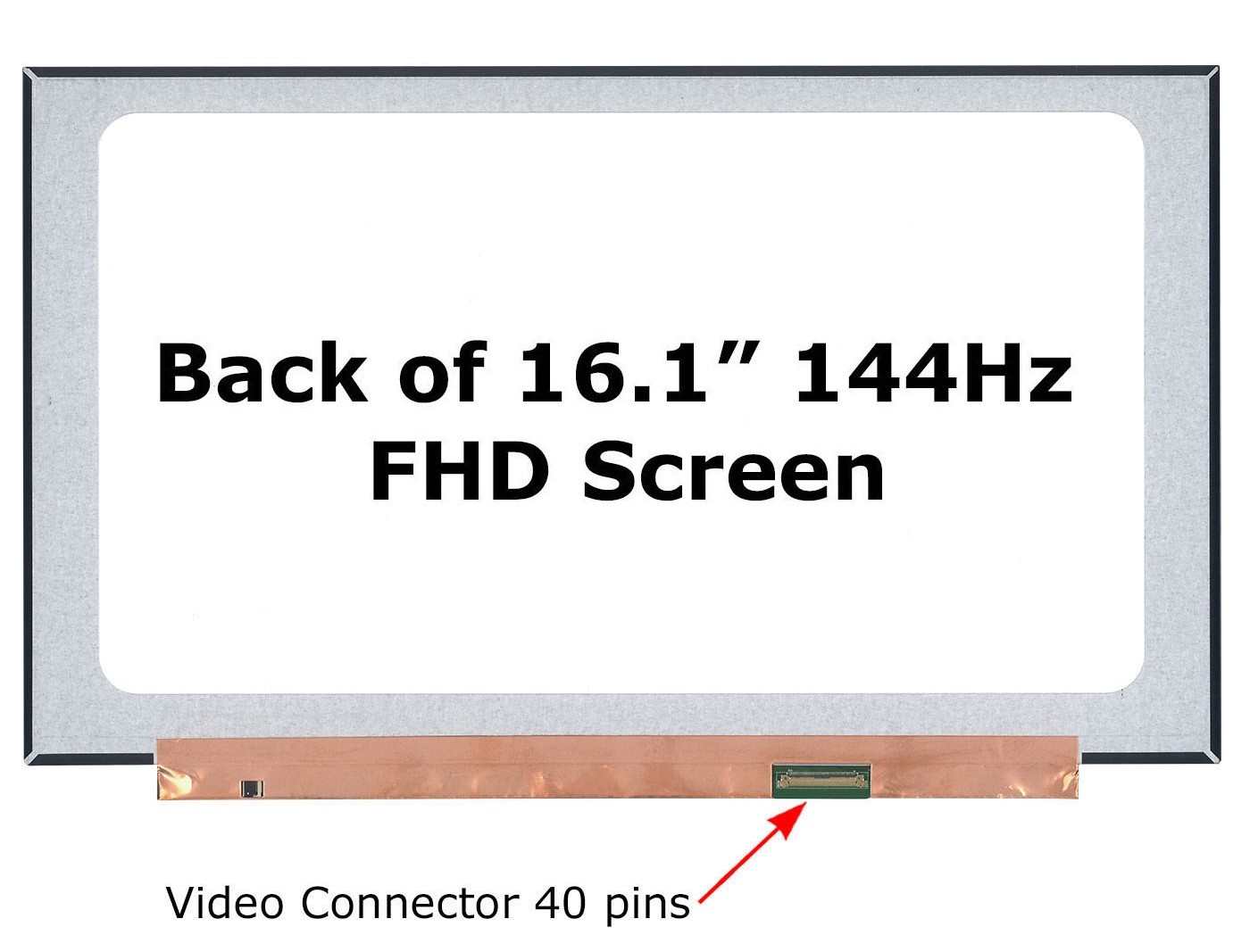 CMO InnoLux N161HMA-GAK Rev.C1 144Hz 40 pins FHD LCD Screen SCREENARAMA * FAST